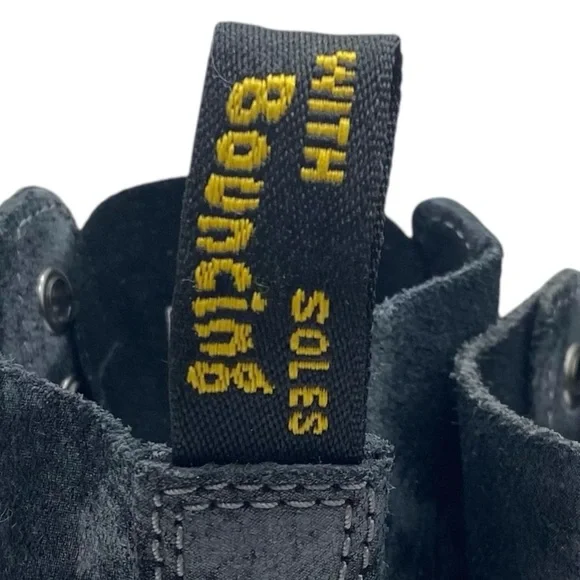 Dr. Martens Womens Shoes Pascal Boots Sz 5 Black Tie Dye Combat Casual Trendy - Picture 11 of 15